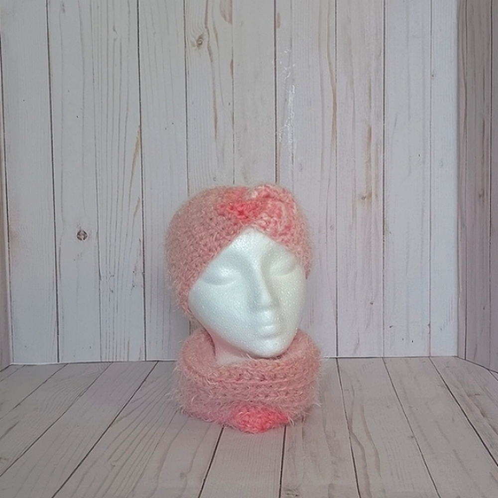 Ear Warmer and Cowl Scarf Set